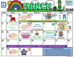 ✨March 2026 Activity Calendar ✨